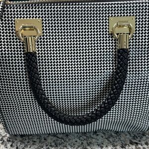 Gianni Bina Black and White Handbag